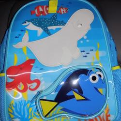 Disney Accessories | Finding Dory School Backpack Book Bag Lenticular | Color: Blue/Yellow | Size: 16'' H X 12'' W X 5'' D
