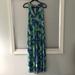 Lilly Pulitzer Dresses | Lilly Pulitzer Seashell & Anchor Print Maxi Dress | Color: Blue/Green | Size: Xs