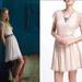 Anthropologie Dresses | Anthro Weston Wear Frothed Dots Short Sleeve Dress | Color: Cream/Pink | Size: Xs