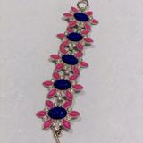 J. Crew Jewelry | Jcrew Statement Bracelet | Color: Blue/Pink | Size: Os