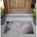 KAVKA DESIGNS Agate Non-Slip Outdoor Door Mat Synthetics in Gray/White/Indigo | Rectangle 2' x 3' | Wayfair MWODM-22823-2X3-KAV1522