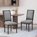 One Allium Way® Fabric Upholstered Side Chair Upholstered in Gray | 39.5 H x 20 W x 22.5 D in | Wayfair 8E43E6F2A1914CDABA3854D039AF5C3E