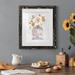 House of Hampton® Mini Bouquet I - Picture Frame Painting Paper in Black/Blue/Gray | 24 H x 18 W x 1.5 D in | Wayfair