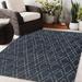 Blue/Navy 60 x 0.08 in Area Rug - Pisek NAVY Outdoor Rug By Corrigan Studio® Polyester | 60 W x 0.08 D in | Wayfair