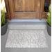 Arlmont & Co. Bahari Tulip Field Non-Slip Outdoor Door Mat Synthetics in White | Rectangle 2' x 3' | Wayfair A6EDC327FB394C63ABD065279CF1AEAA