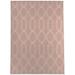 White 24 x 0.08 in Area Rug - Winston Porter Antrea Geometric Pink/Indoor/Outdoor Area Rug Polyester | 24 W x 0.08 D in | Wayfair