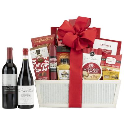 90 Point Rustic Farmhouse Wine Gift Basket