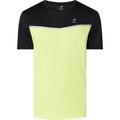 ENERGETICS Herren Herren Runningshirt Aksel III, Größe S in Schwarz/Neongrün/reflect Silber