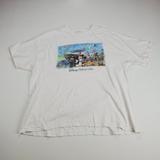 Disney Shirts | Disney Vintage 90s Magic Cruise Line White Disney | Color: Black/White | Size: Xxl