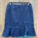 Anthropologie Skirts | Anthropologie Leifsdottir Denim Skirt Size 4 Nwt | Color: Blue | Size: 4