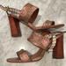 Coach Shoes | Coach Block Heel Sandal | Color: Brown/Tan | Size: 8