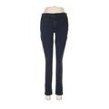 Gap Jeans - Mid/Reg Rise Skinny Leg Denim: Black Bottoms - Women's Size 28 - Dark Wash