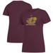 Women's adidas Maroon Central Michigan Chippewas Amplifier Team Logo T-Shirt