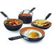 Gotham Steel Mini Non Stick Stackmaster 5 Piece Cookware Set