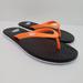 Nike Shoes | Nike Ondeck Mens Black Orange Flip Flops Sandals | Color: Black/Orange | Size: 14