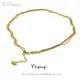 Yhpup – collier ras du cou multicouches en serpent pour femme bijou féminin en acier inoxydable