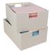 Fabric Storage Basket Bins Organizer with Wooden Carry Handle Set of 2