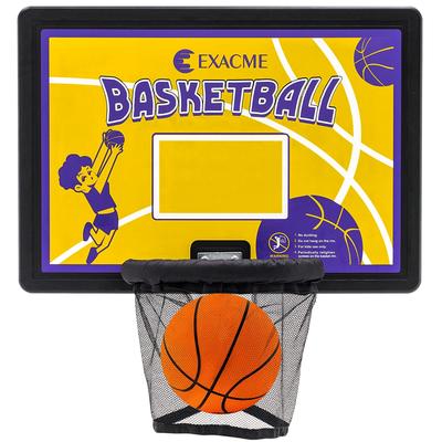 ExacMe Rectangle Basketball Hoop and Ball for Trampoline, BH07RD - 31.9''×22.8''×0.98''