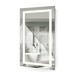 Krugg Reflections USA Hitchin Modern & Contemporary Frameless Lighted Bathroom/Vanity Mirror, Glass | 30 H x 18 W x 1.5 D in | Wayfair Icon1830