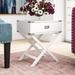 Mercury Row® Marotta 1 Drawer Nightstand Wood in White | 26.75 H x 24 W x 18 D in | Wayfair 2F10796D-6670-468B-852C-32B2A7B0FD18