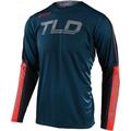 Troy Lee Designs Scout GP Recon Motocross Jersey, blau-orange, Größe 2XL
