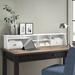 Lark Manor™ Aliyat Desk Organizer Wood in White | 9.92 H x 54 W x 14.1 D in | Wayfair 8ABA415DFDDE4858A41C35F693DAA9CC