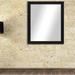 Latitude Run® Miami Accent Mirror Wood in Black | 29 H x 26 W x 0.75 D in | Wayfair 49FF620D98BD48BB984B7F1C048C6D50