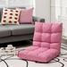 Trule Adjustable 14-position Floor Chair Folding Lazy Sofa Lounge Chair Black in Pink | 22 H x 21 W x 19 D in | Wayfair