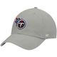 Men's '47 Gray Tennessee Titans Clean Up Adjustable Hat