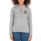 Women's Antigua Gray North Carolina A&T Aggies Fortune Half-Zip Pullover Jacket