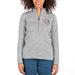 Women's Antigua Gray Texas Southern Tigers Fortune Half-Zip Pullover Jacket