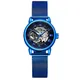 FORSINING-Montre-bracelet mécanique pour femme montres bleues élégantes modules de luxe horloge