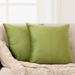 Deconovo Velvet Soft Throw Pillow Covers 2 PCS(Cover Only)