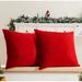 Deconovo Velvet Soft Throw Pillow Covers 2 PCS(Cover Only)