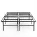 18 Inch Metal Platform Bed Frame by Crown Comfort