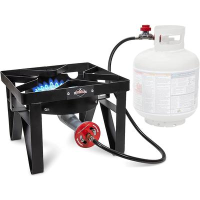 Hike Crew Cast Iron Single-Burner Outdoor Gas Stove - Single Burner