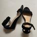 J. Crew Shoes | J Crew Black Suede Wedge Heels Sz 6 | Color: Black | Size: 6
