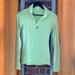 Under Armour Tops | Athletic Under Armour Long Sleeve Zip Up Top | Color: Green | Size: S