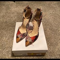 Jessica Simpson Shoes | Jessica Simpson Pumps Size 10 | Color: Red | Size: 10
