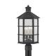 Troy Lighting Mark D. Sikes Lake County 21 Inch Tall 4 Light Outdoor Post Lamp - P2522-FRN