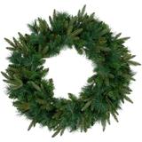 Rosemary Emerald Angel Pine Artificial Christmas Wreath 30-Inch, Unlit - Green