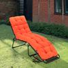 Costway 73'' Lounge Chaise Cushion Padded Recliner Cushion Indoor - See Details