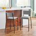 Lehman Fabric Counter Stool, (Set of 4)