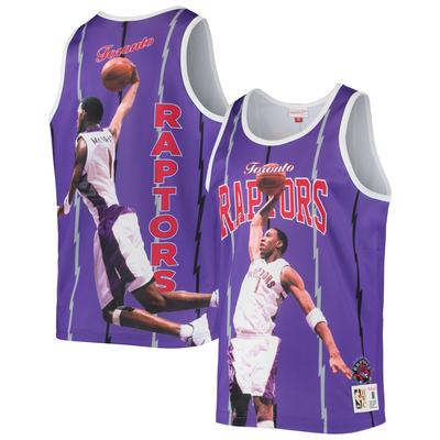 Mitchell & Ness Tracy McGrady Lila Toronto Raptors Hardwood Classics Spieler-Tanktop für Herren Image