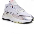 Adidas Shoes | Adidas- Nite Joggers Shoes | Color: Silver/White | Size: 7