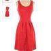 J. Crew Dresses | Jcrew A-Line Sleeveless Dress | Color: Orange/Red | Size: 6