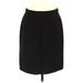 Ann Taylor LOFT Casual Skirt: Black Solid Bottoms - Women's Size 10