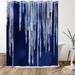 East Urban Home 71" x 74" Shower Curtain, Pitch II by PI Creative Art Polyester in Blue | 71 H x 74 W in | Wayfair 238D3FD195CF4C7DB9DE188D0A02A9BD