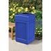 Commercial Zone PolyTec 42 Gallon Trash Can Plastic in Blue | 34.5 H x 18.5 W x 18.5 D in | Wayfair 732104
