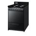 Summit Appliance 24" 2.92 cu. ft. Freestanding Gas Range, Steel in Black/White | 40 H x 24 W x 24 D in | Wayfair TNM6107C